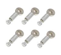 Eieenotee 6Pcs Leather Suture Positioning Needle DIY Tool Suture Fixed Position Needle Leather Fixed Suture Needle 0-6mm