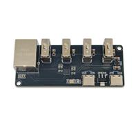 Eieenotee CH339F USB to RJ45 Ethernet Hub Module USB2.0 Extender 4-Channel Network Card Driver Plug and Play