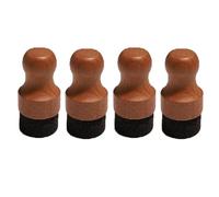 Eieenotee Cutting Board Oil and Wax Applicator, Round Wood Applicator for Wood Cutting Boards, Butcher Blocks, Cutlery,4PCS