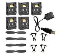 Eieenotee For K04 RC Drone Quadcopter Remote Control Portable Accessory Spare Parts 3.7V 300mAh USB Propeller Protection Frame