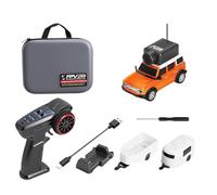 Eieenotee FPV RC Car 1:64 6405-C Mini Racing Car Kit FPV VTX 720P Camera Built-in Gyroscope 2.4G WiFi App Controlled Photos+Video A