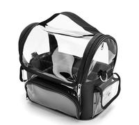 Eieenotee Makeup Tools Cosmetic Bag Large Capacity Brush Holder Waterproof Travel Organizer for Artists