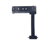 Eieenotee PCIe 3.0 X1 to M.2 NVME Adapter with 90-Degree Right-Angle Design Supports 2242/60/80 NVME SSD 5cm