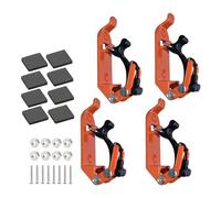 Eieenotee Shovel Mount for Roof Rack and Wall, Metal Rubber Clamp Mounting Kit, Quick Release Holder Car Spare Parts Parts for Roof