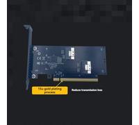 Eieenotee SlimSAS SFF-8654 Adapter Card 2Port PCIE 4.0 16X to External Expansion Card SFF-8654-8i SFF8654 Riser Card Graphics Card