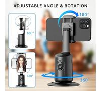 Eieenotee Smart AI Recognition Phone Tripod 360¡ã Rotating Gimbal Auto Face Tracking Selfie Mobile Stick Holder