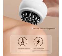 Eieenotee Smart Wireless Vibrating Meridian Brush Microcurrent Red Light Hot Compress Massage Home Body Massager