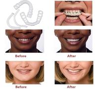 Eieenotee Tooth Decay Regain Beautiful Smile 2 Pairs Universal Braces Simulation Dentures Eating Artifact Whitening Missing Teeth