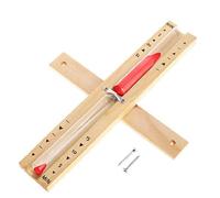 Eieenotee Wall-Mounted Hourglass Wooden Hourglass Sand Timer 15 Minutes Red Sand Reusable