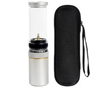 Eieenotee Windproof Portable Gas Lantern for Camping Adjustable Outdoor Gas Candlelight Lamp for Mountaineering Fishing & BBQ A