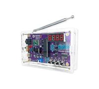 EIELE Portable Raaaadio DIY Soldering Kit 2 Power Modes Digital Raaaadio Kit with Headphone Jack Electronic Component Soldering Practice Kit for School Education and Student Practice