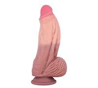 EIERFSKIOT 9.8 Inch Soft Casual Product with Suction Cup, Easy to Clean and Carry, Suitable for Experienced Women or Men