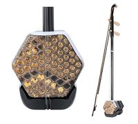 EIERFSKIOT Erhu, Chinese 2-String Violin, Traditional National Musical Instrument with Suitcase
