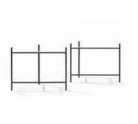 Eiermann 3 table frame coloured BLACK 58x29 cm Richard Lampert SINGLE PIECES