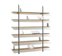 Eiermann shelf 160 cm Richard Lampert - LAMPERT_REGAL 160 238 EICHE EDELSTAHL