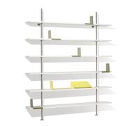 Eiermann shelf 160 cm Richard Lampert - LAMPERT_REGAL 160 H 200 WEISS EDELSTAHL