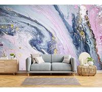 Eierme Gilding Marble Pink Wall Mural Wallpaper for Bedroom 178" x 117"