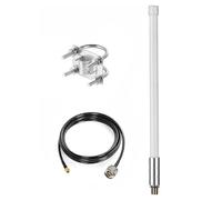 eifagur 1090MHz/978MHz Dual Band ADS-B Antenna, 5dBi Fiberglass, Outdoor 10ft Extension SMA Cable, Compatible with FlightAware, FlightRadar24, and more