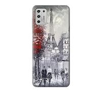 Eiffel Painting of Paris Case Cover For Motorola Moto G Stylus (2021)