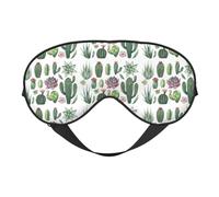 Eiffel Romantic Illustration Heart Sleep Eye Mask with Adjustable Strap BlockingLights Eye Cover Soft Eye Shade Breathable Sleep Mask for Men Women pattern-97