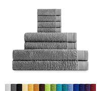 Eiffel Textile Quality Curly 600 gr Tocador Lavabo y Ducha grey