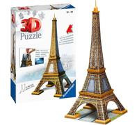 Ravensburger Eiffel Tower 3D Jigsaw Puzzle for Adults and Kids Age 10 Years Up - 216 Pieces - No Glue Required
