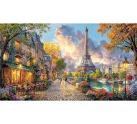Eiffel-Tower Adult Jigsaws 1000 Pieces Challenging Puzzles Educational Games Beautiful Decoration Puzzle for Wall Decoration and Gifts 38x26/1000pcs