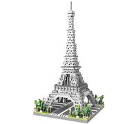 Eiffel Tower Architecture Mini Building Blocks Set, 2600Pcs Constructions for Adults - Micro Building Bricks Kit, City Series Landmarks Model Toys, Ideas Gift for Teens and Home Office Decor