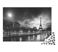 Eiffel Tower at Night Jigsaw Puzzle for Adults, 1000 Pieces, 70x50cm/1000pcs, Screen-Free Leisure, Weekend Downtime And Time at Home