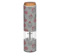 Eiffel Tower Cupcake Gray Electric Pepper Grinder Spice Grinder