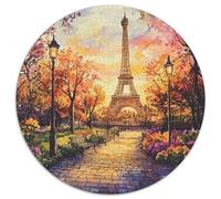 Eiffel Tower Jigsaw Puzzles Great Gift for Adults 1000 Piece Fun Challenging Home Decoration The Iron Lady Jigsaw Puzzle for Women Men Adult 1000pcs (67.5x67.5cm)