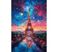 Eiffel Tower Landscape 200 Piece Jigsaw Puzzles for Adults, Challenging and Brainteasing, Difficult Puzzles, Puzzle 200 Pieces