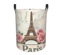 Eiffel Tower Laundry Basket Hamper Large Kids Storage Basket Toy Organizer Bins For College Dorms, Boys Girls Baby Bedroom,Bathroom