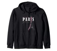 Eiffel Tower Love France Women Paris Zip Hoodie