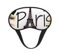 Eiffel Tower Love Paris Print Adjustable Eye Cover for Sleeping, Comfortable, Pressure-Free and Breathable Sleeping Masks
