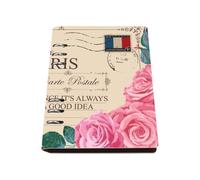 Eiffel Tower Notebook A5, Pu Leather A5 Notebooks, Lined Paper Spiral Notebook 180Pages/90Sheets, Notepad for Note Taking, Note Pads for Work, Student Essentials University Journal Diary
