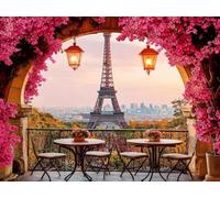 Eiffel Tower Paint by Numbers Paris Painting by Numbers for Adults Beginner DIY Digital Painting Hobbies for Adults Women with 3 Brush and Acrylic Paints Kit for Home Decor 12x8 Inch -yym25012H1