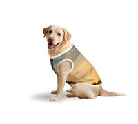 Eiffel Tower Paris Autumnprint Large Pets Vest Breathable Sleeveless Tank Top Cozy Lightweight Walks Travel T-Shirt