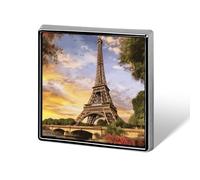 Eiffel Tower Paris Brooch Pins Lapel Pins for Men Women Badge Button Cover Decorative Jewelry Charms for Hats Bags Backpacks Suits Shirts Scarves Clothing Accessories Banquet Wedding Gift
