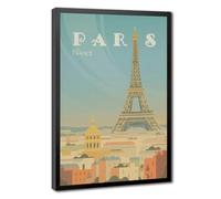 Eiffel Tower Paris Canvas Poster for Living Room Decor Gift