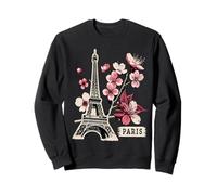 Eiffel Tower Paris Cherry Blossom Sweatshirt