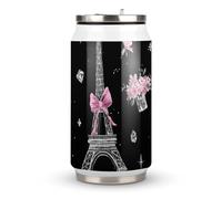 Eiffel Tower Paris City Travel Coffee Mug Insulated Tumbler 300ml