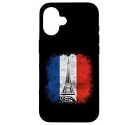 Eiffel Tower Paris France French Souvenirs Seine Retro Case for iPhone 16