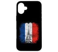 Eiffel Tower Paris France French Souvenirs Seine Retro Case for iPhone 16 Plus