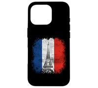 Eiffel Tower Paris France French Souvenirs Seine Retro Case for iPhone 16 Pro
