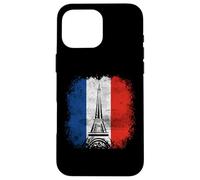 Eiffel Tower Paris France French Souvenirs Seine Retro Case for iPhone 16 Pro Max