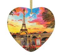 Eiffel Tower Paris Print Christmas Tree And Holiday Decorations,Club Decorations