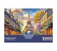 Eiffel Tower_ Paris Puzzle 1000 Piece Impossible Jigsaw Puzzles for Adults, Impossible Puzzle Family Activity Puzzles 38x26cm/1000pcs