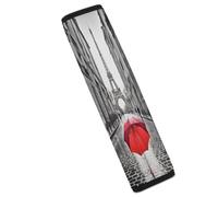 Eiffel Tower Paris Red Umbrella Car Seat Belt Cover Soft Comfortable Shoulder Seatbelt Pads Cover Seat Belt Pad for Suitable for Car Interior Accessorie