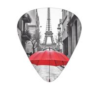 Eiffel Tower Paris Street Red Umbrella High-Quality, Wear-Resistant And Tough Guitar Picks Give You A Different Musical Experience
